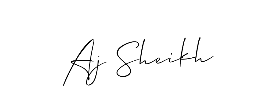Here are the top 10 professional signature styles for the name Aj Sheikh. These are the best autograph styles you can use for your name. Aj Sheikh signature style 2 images and pictures png