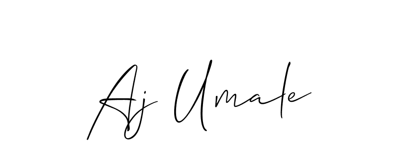 Similarly Allison_Script is the best handwritten signature design. Signature creator online .You can use it as an online autograph creator for name Aj Umale. Aj Umale signature style 2 images and pictures png