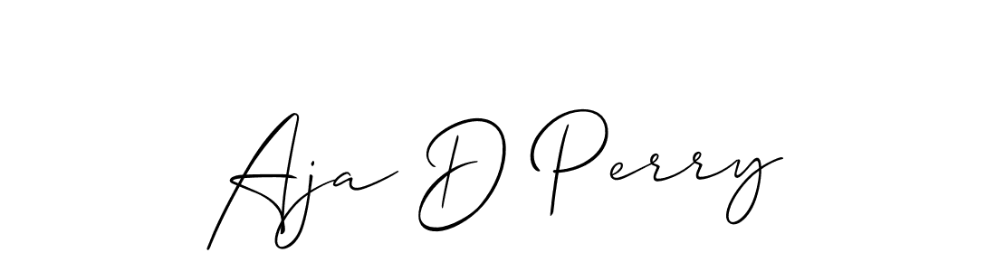 Once you've used our free online signature maker to create your best signature Allison_Script style, it's time to enjoy all of the benefits that Aja D Perry name signing documents. Aja D Perry signature style 2 images and pictures png