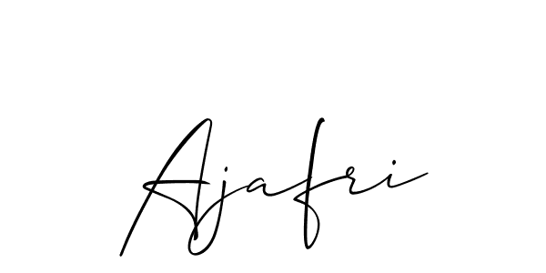 You can use this online signature creator to create a handwritten signature for the name Ajafri. This is the best online autograph maker. Ajafri signature style 2 images and pictures png
