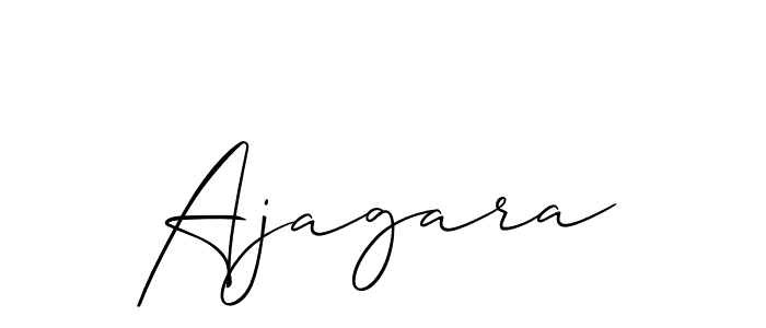 Also You can easily find your signature by using the search form. We will create Ajagara name handwritten signature images for you free of cost using Allison_Script sign style. Ajagara signature style 2 images and pictures png