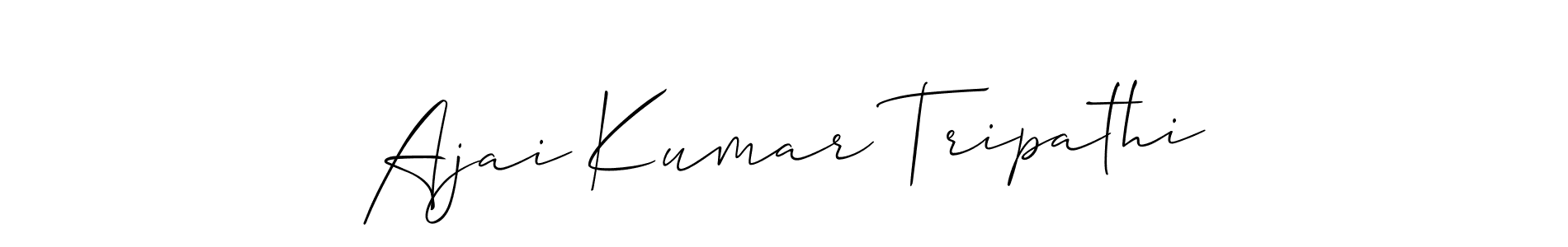 Ajai Kumar Tripathi stylish signature style. Best Handwritten Sign (Allison_Script) for my name. Handwritten Signature Collection Ideas for my name Ajai Kumar Tripathi. Ajai Kumar Tripathi signature style 2 images and pictures png