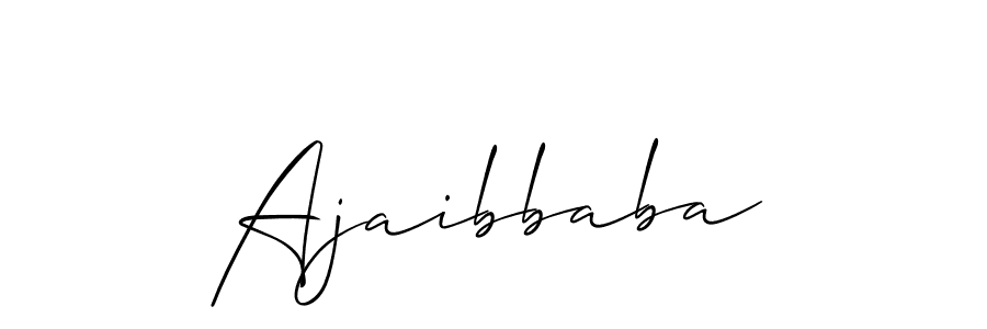 Make a short Ajaibbaba signature style. Manage your documents anywhere anytime using Allison_Script. Create and add eSignatures, submit forms, share and send files easily. Ajaibbaba signature style 2 images and pictures png