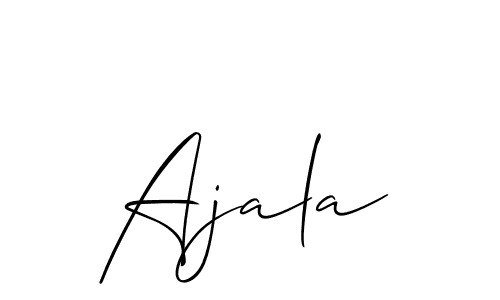 Also You can easily find your signature by using the search form. We will create Ajala name handwritten signature images for you free of cost using Allison_Script sign style. Ajala signature style 2 images and pictures png