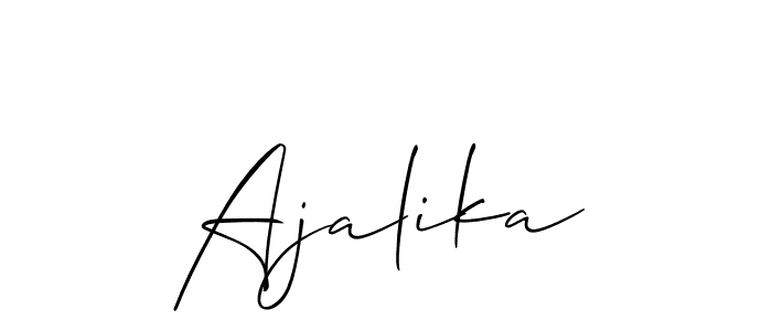 Once you've used our free online signature maker to create your best signature Allison_Script style, it's time to enjoy all of the benefits that Ajalika name signing documents. Ajalika signature style 2 images and pictures png