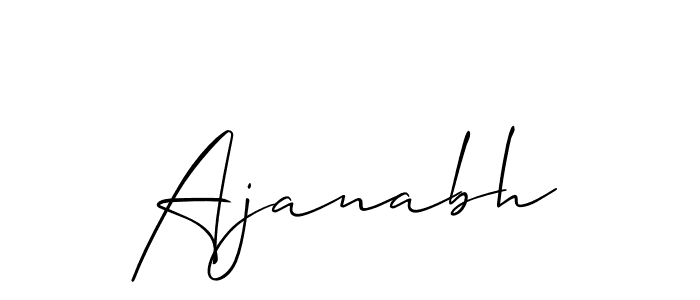 Make a short Ajanabh signature style. Manage your documents anywhere anytime using Allison_Script. Create and add eSignatures, submit forms, share and send files easily. Ajanabh signature style 2 images and pictures png