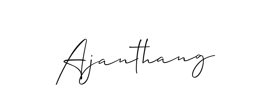 Once you've used our free online signature maker to create your best signature Allison_Script style, it's time to enjoy all of the benefits that Ajanthang name signing documents. Ajanthang signature style 2 images and pictures png