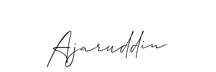 Make a beautiful signature design for name Ajaruddin. Use this online signature maker to create a handwritten signature for free. Ajaruddin signature style 2 images and pictures png