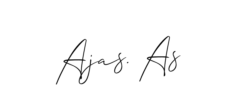 Ajas. As stylish signature style. Best Handwritten Sign (Allison_Script) for my name. Handwritten Signature Collection Ideas for my name Ajas. As. Ajas. As signature style 2 images and pictures png