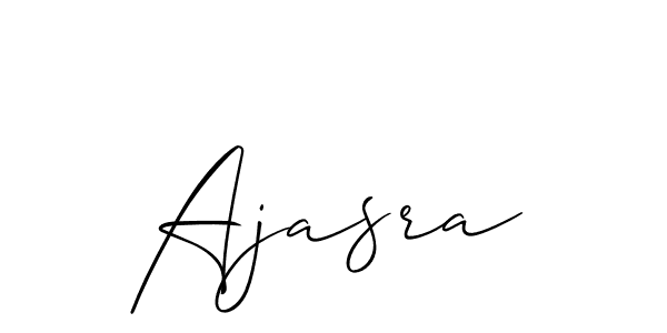 Ajasra stylish signature style. Best Handwritten Sign (Allison_Script) for my name. Handwritten Signature Collection Ideas for my name Ajasra. Ajasra signature style 2 images and pictures png