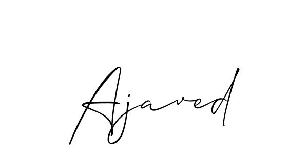 Make a short Ajaved signature style. Manage your documents anywhere anytime using Allison_Script. Create and add eSignatures, submit forms, share and send files easily. Ajaved signature style 2 images and pictures png