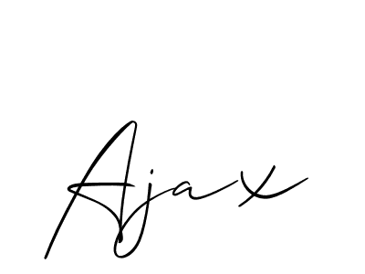 How to make Ajax name signature. Use Allison_Script style for creating short signs online. This is the latest handwritten sign. Ajax signature style 2 images and pictures png