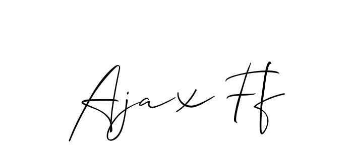 Make a beautiful signature design for name Ajax Ff. Use this online signature maker to create a handwritten signature for free. Ajax Ff signature style 2 images and pictures png