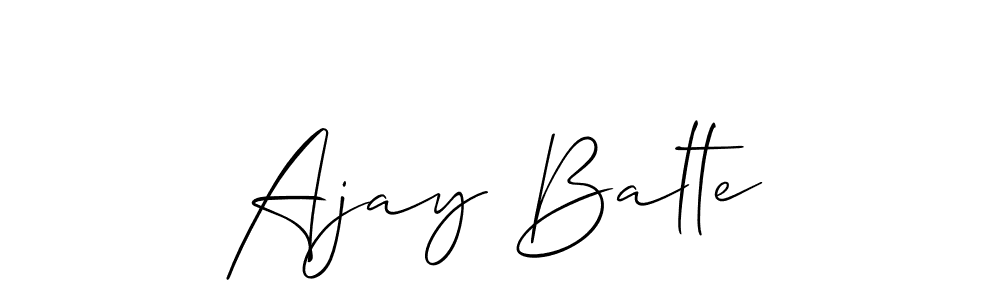 Make a beautiful signature design for name Ajay Balte. Use this online signature maker to create a handwritten signature for free. Ajay Balte signature style 2 images and pictures png