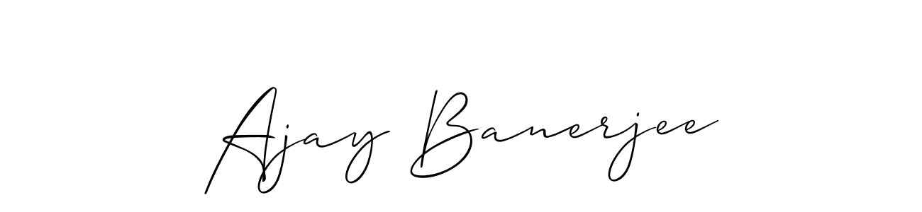 Ajay Banerjee stylish signature style. Best Handwritten Sign (Allison_Script) for my name. Handwritten Signature Collection Ideas for my name Ajay Banerjee. Ajay Banerjee signature style 2 images and pictures png