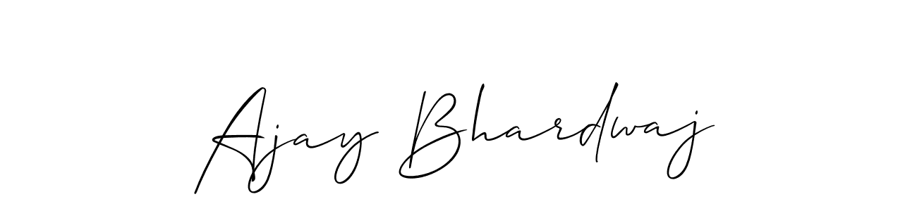 You should practise on your own different ways (Allison_Script) to write your name (Ajay Bhardwaj) in signature. don't let someone else do it for you. Ajay Bhardwaj signature style 2 images and pictures png