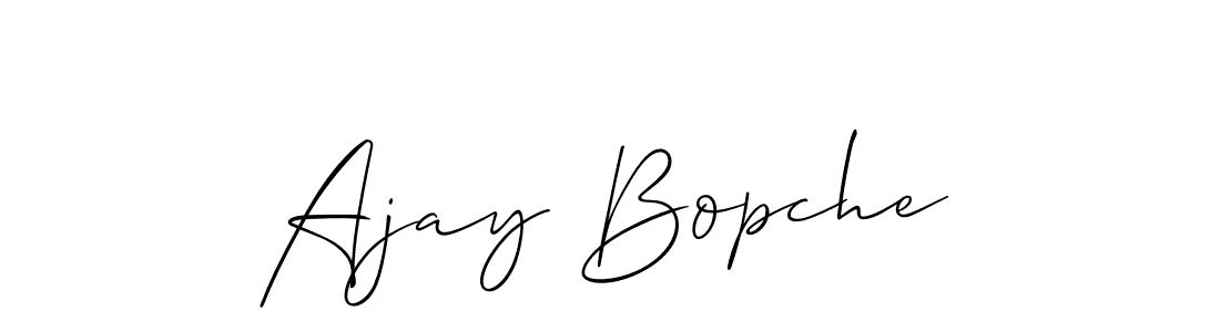 How to make Ajay Bopche signature? Allison_Script is a professional autograph style. Create handwritten signature for Ajay Bopche name. Ajay Bopche signature style 2 images and pictures png