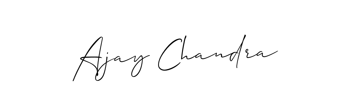 You can use this online signature creator to create a handwritten signature for the name Ajay Chandra. This is the best online autograph maker. Ajay Chandra signature style 2 images and pictures png