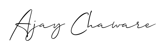 Here are the top professional signature styles for the name Ajay Chaware. These are the best autograph styles you can use for your name. Ajay Chaware signature style 2 images and pictures png
