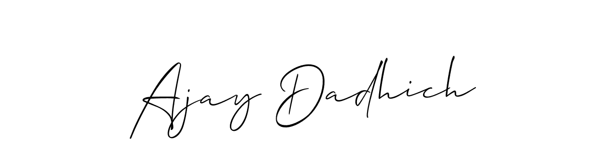 See photos of Ajay Dadhich official signature by Spectra . Check more albums & portfolios. Read reviews & check more about Allison_Script font. Ajay Dadhich signature style 2 images and pictures png