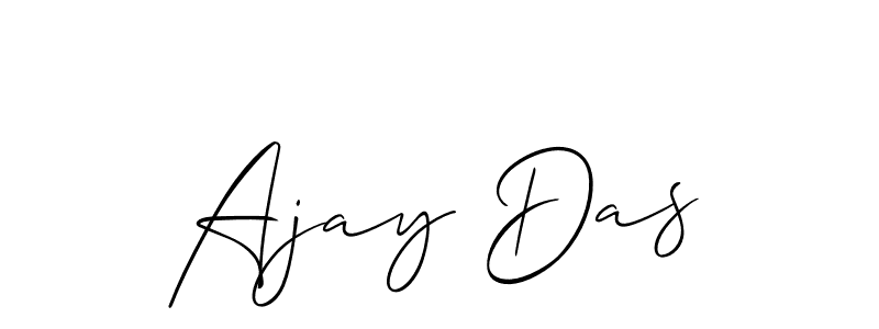 Use a signature maker to create a handwritten signature online. With this signature software, you can design (Allison_Script) your own signature for name Ajay Das. Ajay Das signature style 2 images and pictures png