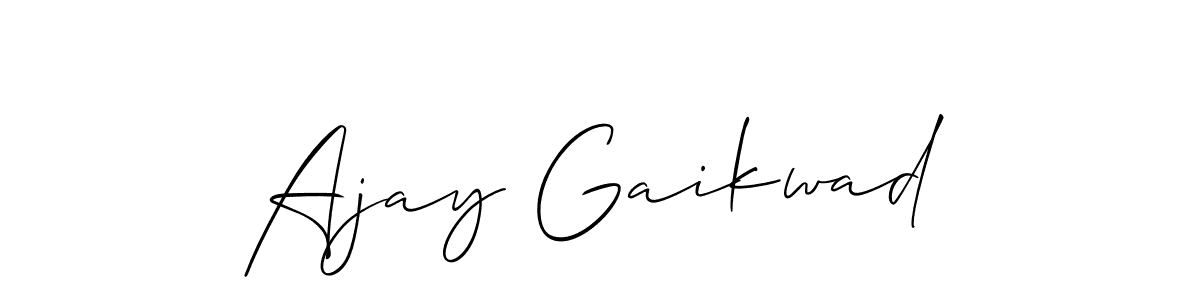 Best and Professional Signature Style for Ajay Gaikwad. Allison_Script Best Signature Style Collection. Ajay Gaikwad signature style 2 images and pictures png