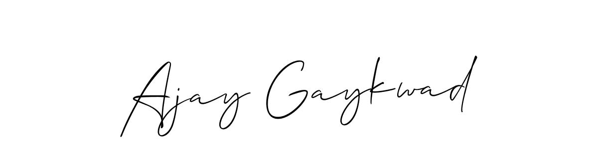 Similarly Allison_Script is the best handwritten signature design. Signature creator online .You can use it as an online autograph creator for name Ajay Gaykwad. Ajay Gaykwad signature style 2 images and pictures png