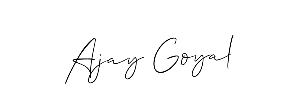 You can use this online signature creator to create a handwritten signature for the name Ajay Goyal. This is the best online autograph maker. Ajay Goyal signature style 2 images and pictures png