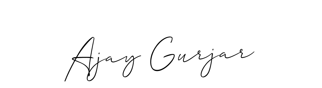 Make a short Ajay Gurjar signature style. Manage your documents anywhere anytime using Allison_Script. Create and add eSignatures, submit forms, share and send files easily. Ajay Gurjar signature style 2 images and pictures png