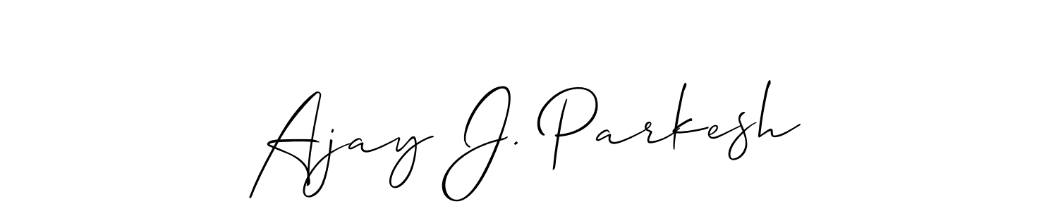 Here are the top 10 professional signature styles for the name Ajay J. Parkesh. These are the best autograph styles you can use for your name. Ajay J. Parkesh signature style 2 images and pictures png