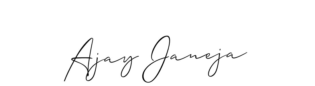 How to Draw Ajay Janeja signature style? Allison_Script is a latest design signature styles for name Ajay Janeja. Ajay Janeja signature style 2 images and pictures png