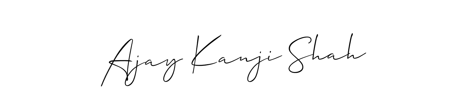 See photos of Ajay Kanji Shah official signature by Spectra . Check more albums & portfolios. Read reviews & check more about Allison_Script font. Ajay Kanji Shah signature style 2 images and pictures png