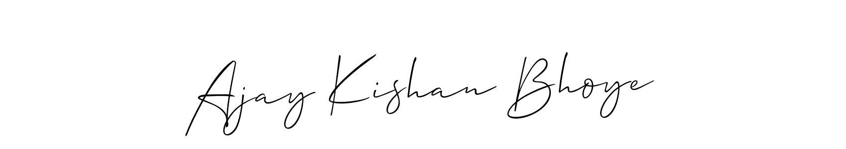 Best and Professional Signature Style for Ajay Kishan Bhoye. Allison_Script Best Signature Style Collection. Ajay Kishan Bhoye signature style 2 images and pictures png