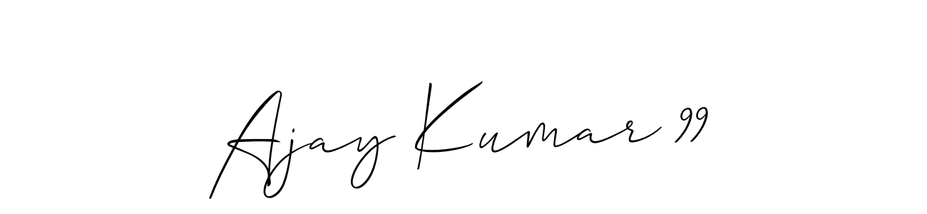 Make a beautiful signature design for name Ajay Kumar 99. Use this online signature maker to create a handwritten signature for free. Ajay Kumar 99 signature style 2 images and pictures png