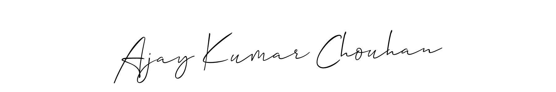 Make a beautiful signature design for name Ajay Kumar Chouhan. Use this online signature maker to create a handwritten signature for free. Ajay Kumar Chouhan signature style 2 images and pictures png