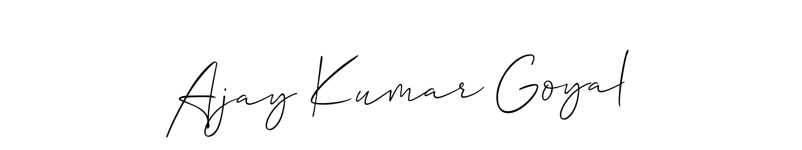 Make a beautiful signature design for name Ajay Kumar Goyal. Use this online signature maker to create a handwritten signature for free. Ajay Kumar Goyal signature style 2 images and pictures png