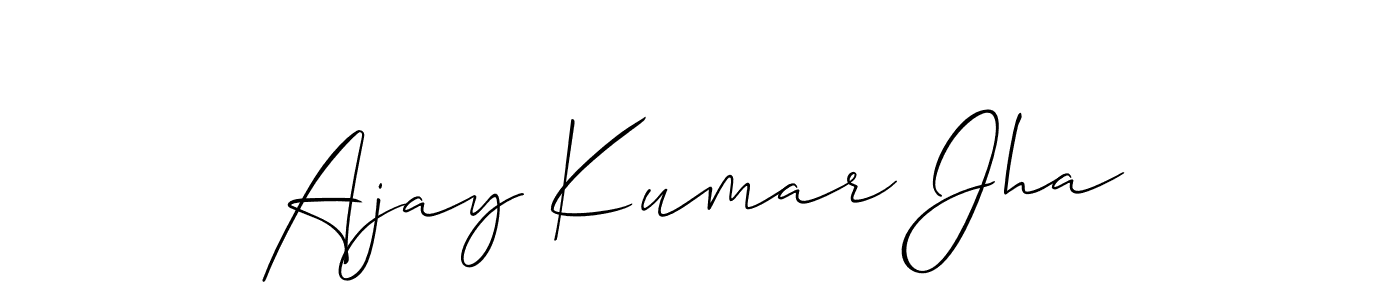 Here are the top 10 professional signature styles for the name Ajay Kumar Jha. These are the best autograph styles you can use for your name. Ajay Kumar Jha signature style 2 images and pictures png