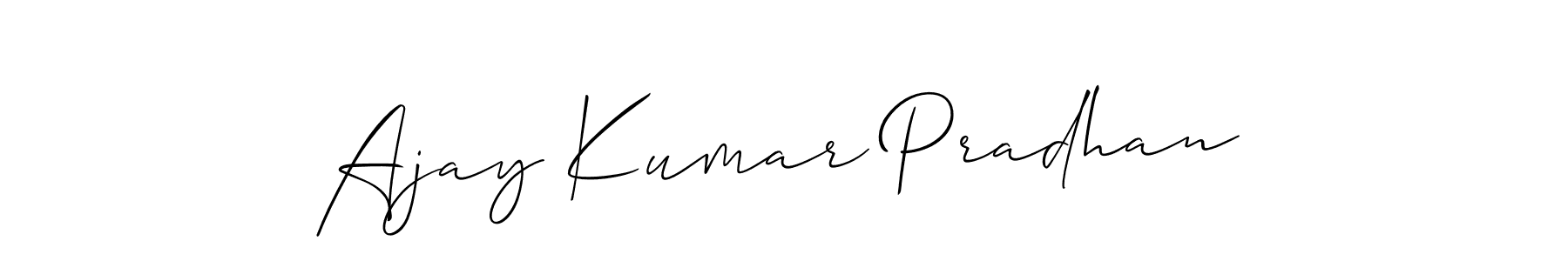 See photos of Ajay Kumar Pradhan official signature by Spectra . Check more albums & portfolios. Read reviews & check more about Allison_Script font. Ajay Kumar Pradhan signature style 2 images and pictures png