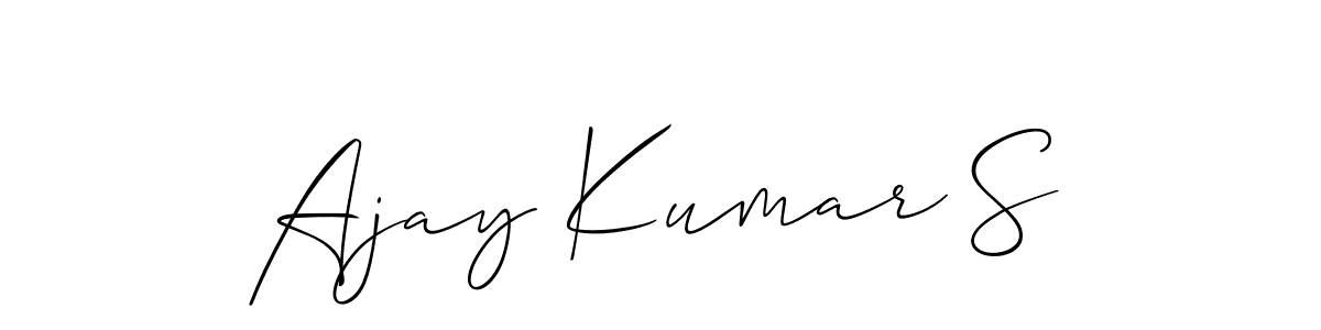 Here are the top 10 professional signature styles for the name Ajay Kumar S. These are the best autograph styles you can use for your name. Ajay Kumar S signature style 2 images and pictures png