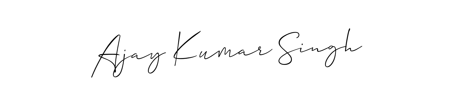 Ajay Kumar Singh stylish signature style. Best Handwritten Sign (Allison_Script) for my name. Handwritten Signature Collection Ideas for my name Ajay Kumar Singh. Ajay Kumar Singh signature style 2 images and pictures png