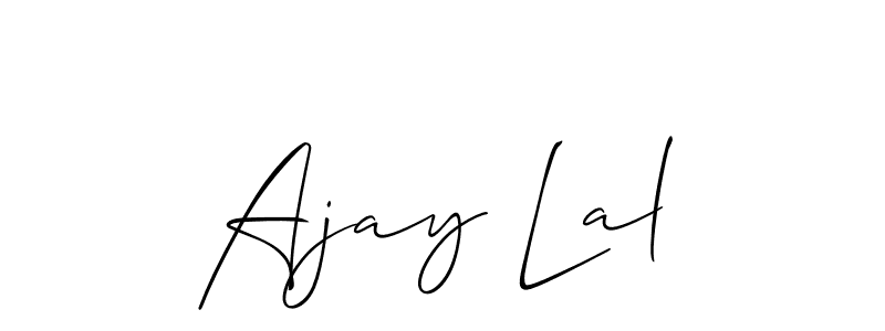 How to Draw Ajay Lal signature style? Allison_Script is a latest design signature styles for name Ajay Lal. Ajay Lal signature style 2 images and pictures png