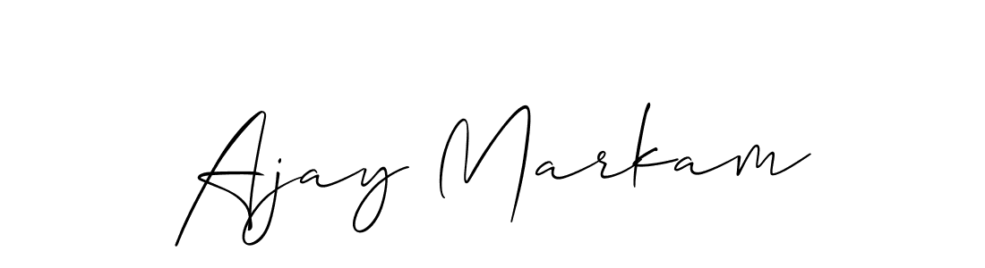 Once you've used our free online signature maker to create your best signature Allison_Script style, it's time to enjoy all of the benefits that Ajay Markam name signing documents. Ajay Markam signature style 2 images and pictures png