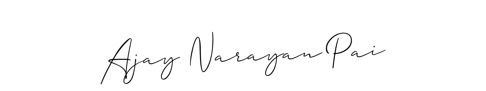 Check out images of Autograph of Ajay Narayan Pai name. Actor Ajay Narayan Pai Signature Style. Allison_Script is a professional sign style online. Ajay Narayan Pai signature style 2 images and pictures png