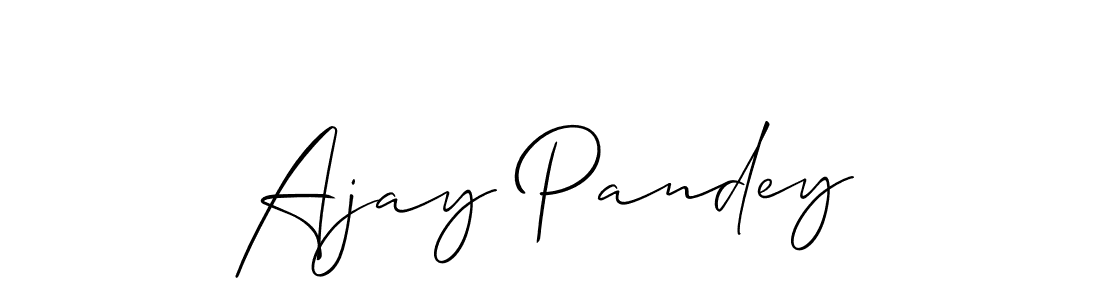 Also You can easily find your signature by using the search form. We will create Ajay Pandey name handwritten signature images for you free of cost using Allison_Script sign style. Ajay Pandey signature style 2 images and pictures png