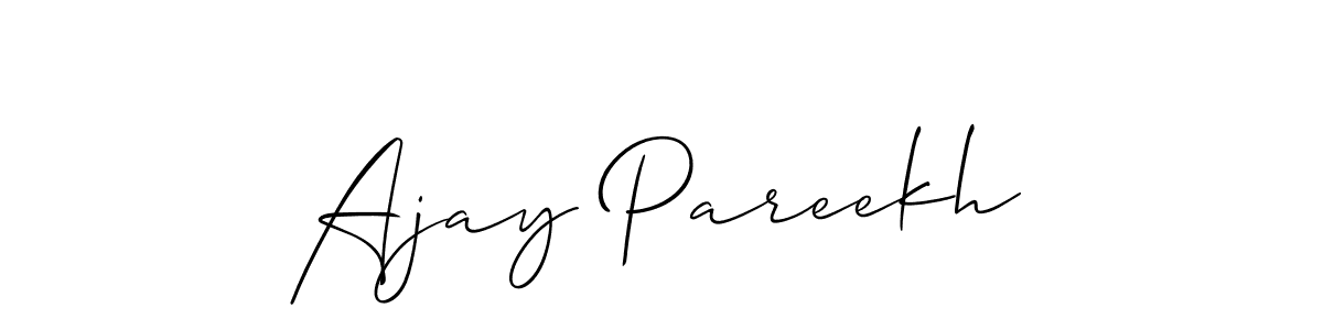 Make a beautiful signature design for name Ajay Pareekh. Use this online signature maker to create a handwritten signature for free. Ajay Pareekh signature style 2 images and pictures png