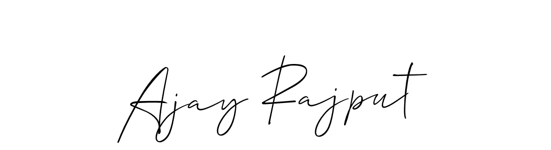 You should practise on your own different ways (Allison_Script) to write your name (Ajay Rajput) in signature. don't let someone else do it for you. Ajay Rajput signature style 2 images and pictures png