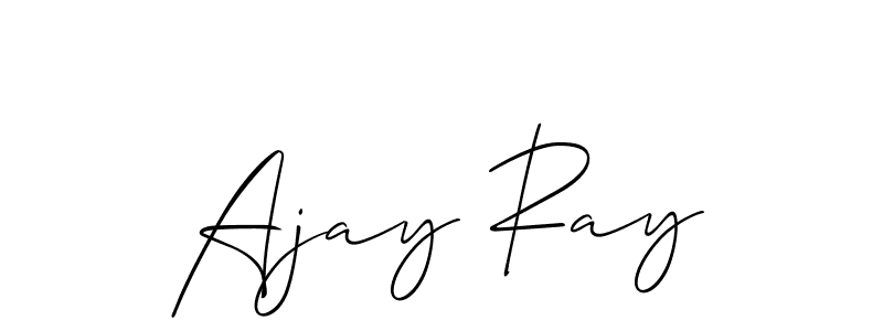 Best and Professional Signature Style for Ajay Ray. Allison_Script Best Signature Style Collection. Ajay Ray signature style 2 images and pictures png