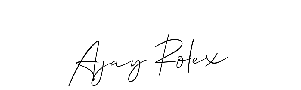 Also You can easily find your signature by using the search form. We will create Ajay Rolex name handwritten signature images for you free of cost using Allison_Script sign style. Ajay Rolex signature style 2 images and pictures png