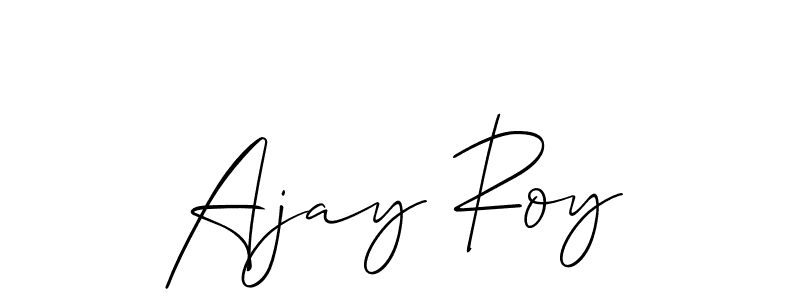 Design your own signature with our free online signature maker. With this signature software, you can create a handwritten (Allison_Script) signature for name Ajay Roy. Ajay Roy signature style 2 images and pictures png