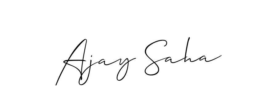 Check out images of Autograph of Ajay Saha name. Actor Ajay Saha Signature Style. Allison_Script is a professional sign style online. Ajay Saha signature style 2 images and pictures png